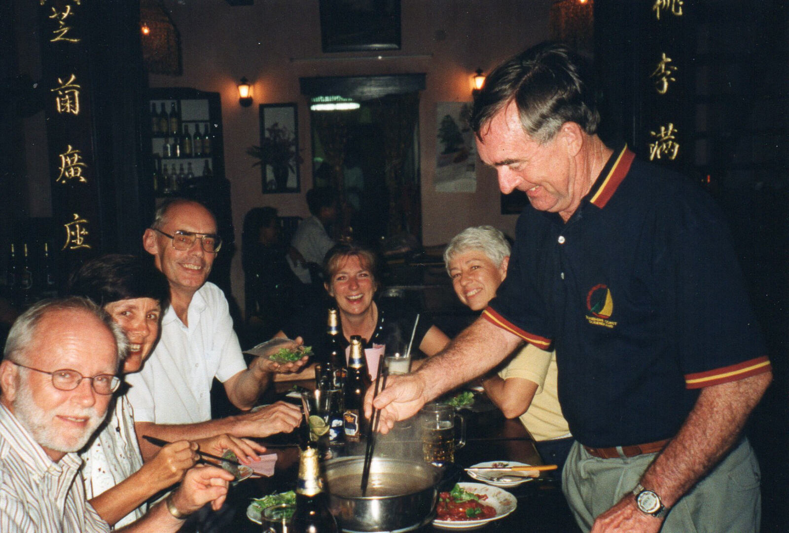 Dinner at Tranh Thanh restaurant in Hoi An, Vietnam